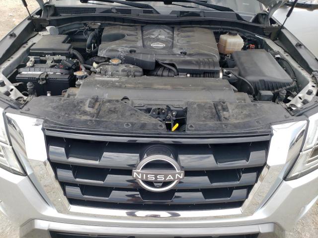 JN8AY2DB1M9790371 - 2021 NISSAN ARMADA PLATINUM 银色 照片 12