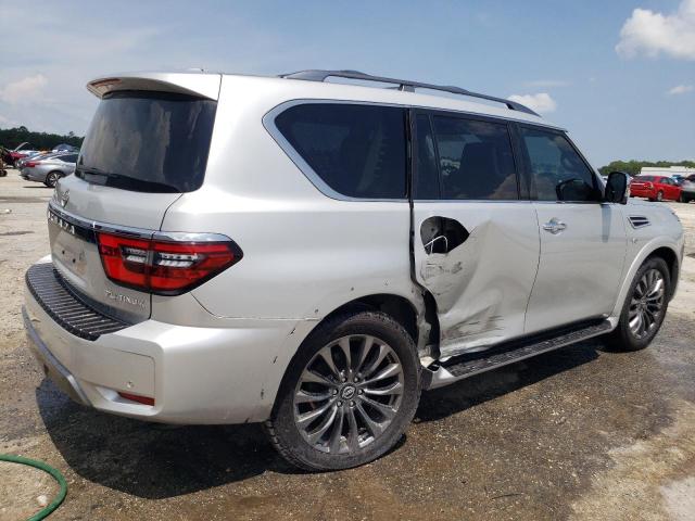 JN8AY2DB1M9790371 - 2021 NISSAN ARMADA PLATINUM 银色 照片 3