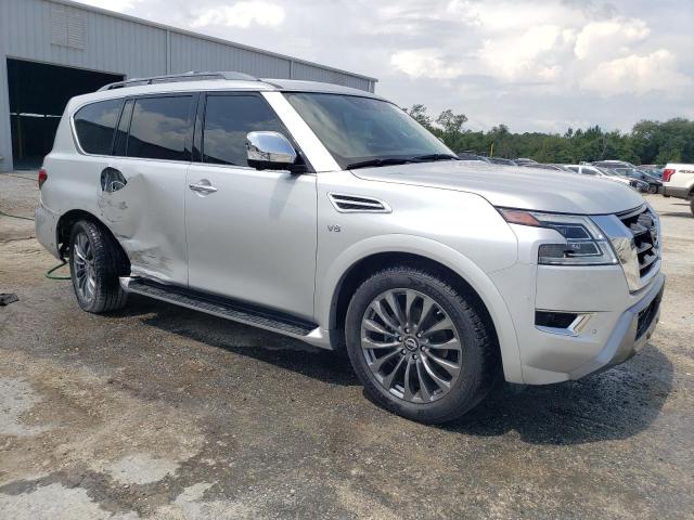 JN8AY2DB1M9790371 - 2021 NISSAN ARMADA PLATINUM 银色 照片 4