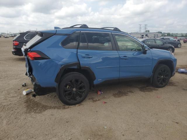 JTM16RFV6ND062903 - 2022 TOYOTA RAV4 SE 蓝色 照片 3