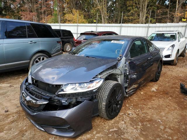 1HGCT2B8XGA003819 - 2016 HONDA ACCORD EXL GRAY photo 2