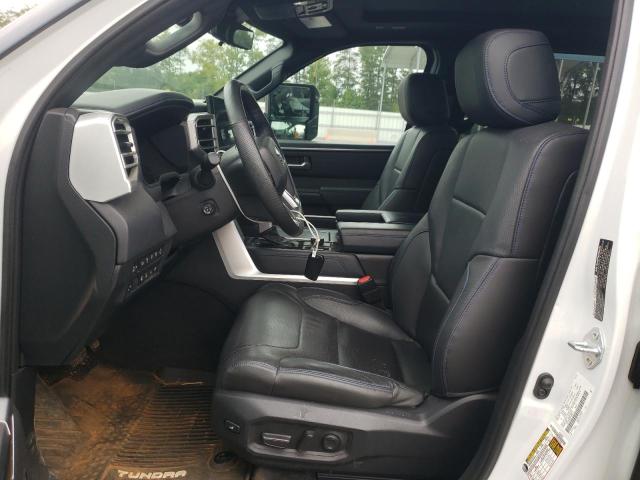 5TFNA5EC5NX003137 - 2022 TOYOTA TUNDRA CREWMAX PLATINUM Weiß Foto 7