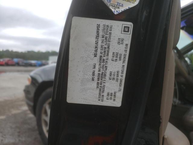 2G4WF5212V1476124 - 1997 BUICK REGAL GS Қара фото 12