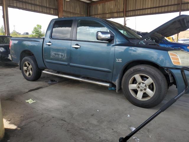 1N6AA07A14N506569 - 2004 NISSAN TITAN XE BLUE photo 4