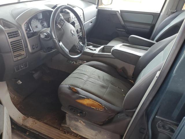 1N6AA07A14N506569 - 2004 NISSAN TITAN XE BLUE photo 7