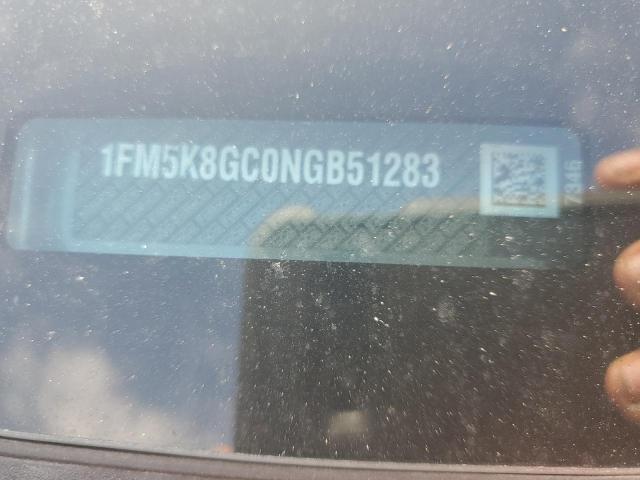 1FM5K8GC0NGB51283 - 2022 FORD EXPLORER ST CHARCOAL photo 13