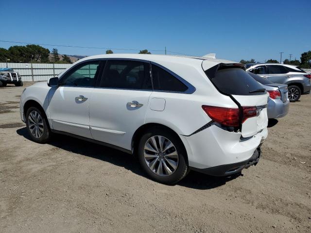5FRYD3H64EB009308 - 2014 ACURA MDX TECHNOLOGY Blanc photo 2