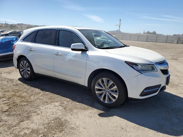 5FRYD3H64EB009308 - 2014 ACURA MDX TECHNOLOGY Blanc photo 4