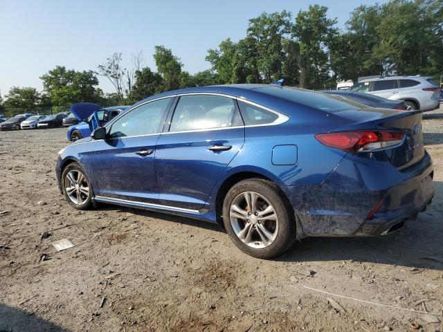 5NPE34AF4JH700129 - 2018 HYUNDAI SONATA SPORT ლურჯი ფოტო 2