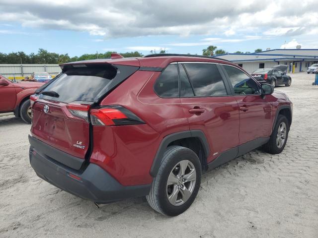 JTMLWRFV0PD575186 - 2023 TOYOTA RAV4 LE أحمر صورة 3