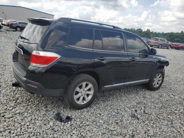 5TDZA3EH3DS033887 - 2013 TOYOTA HIGHLANDER BASE Schwarz Foto 3