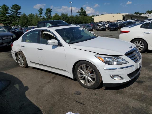 KMHGC4DD5DU257630 - 2013 HYUNDAI GENESIS 3.8L WHITE photo 4