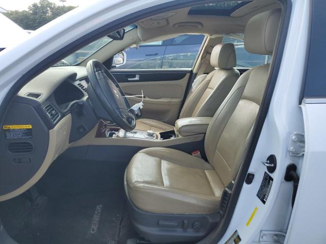 KMHGC4DD5DU257630 - 2013 HYUNDAI GENESIS 3.8L WHITE photo 7