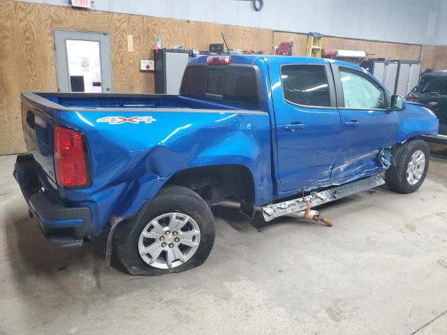 1GCGTCEN3N1135275 - 2022 CHEVROLET COLORADO LT BLUE photo 3