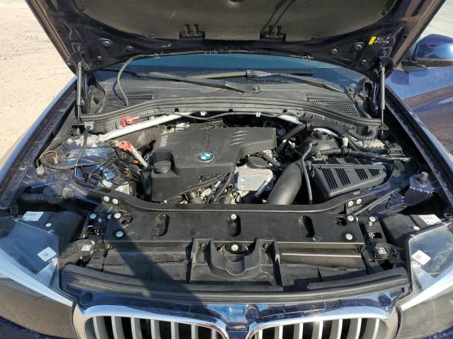 5UXWZ7C57H0V86268 - 2017 BMW X3 SDRIVE28I BLUE photo 11