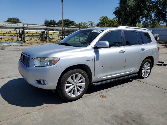 JTEEW44A582009481 - 2008 TOYOTA HIGHLANDER HYBRID LIMITED SILVER photo 1