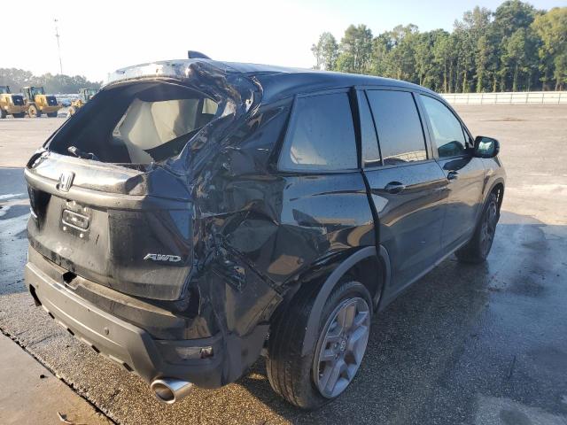5FNYF8H58NB018111 - 2022 HONDA PASSPORT EXL შავი ფოტო 3