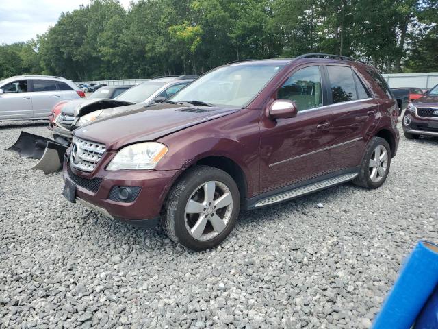 4JGBB8GB7AA573350 - 2010 MERCEDES-BENZ ML 350 4MATIC RED photo 1