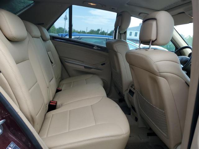4JGBB8GB7AA573350 - 2010 MERCEDES-BENZ ML 350 4MATIC RED photo 11