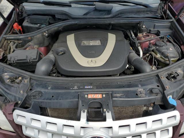4JGBB8GB7AA573350 - 2010 MERCEDES-BENZ ML 350 4MATIC RED photo 12