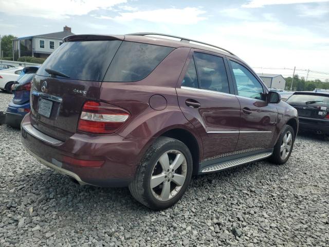 4JGBB8GB7AA573350 - 2010 MERCEDES-BENZ ML 350 4MATIC RED photo 3