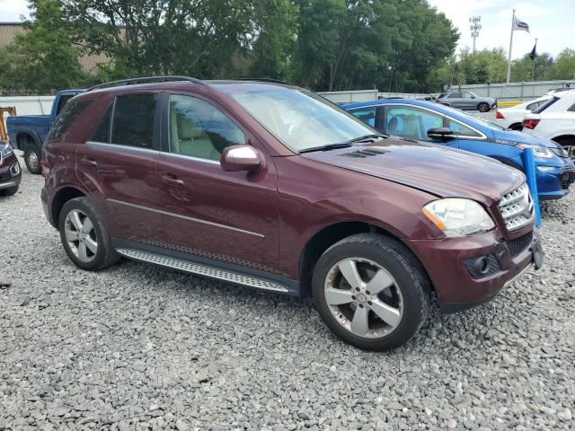 4JGBB8GB7AA573350 - 2010 MERCEDES-BENZ ML 350 4MATIC RED photo 4