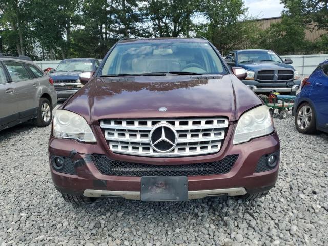 4JGBB8GB7AA573350 - 2010 MERCEDES-BENZ ML 350 4MATIC RED photo 5