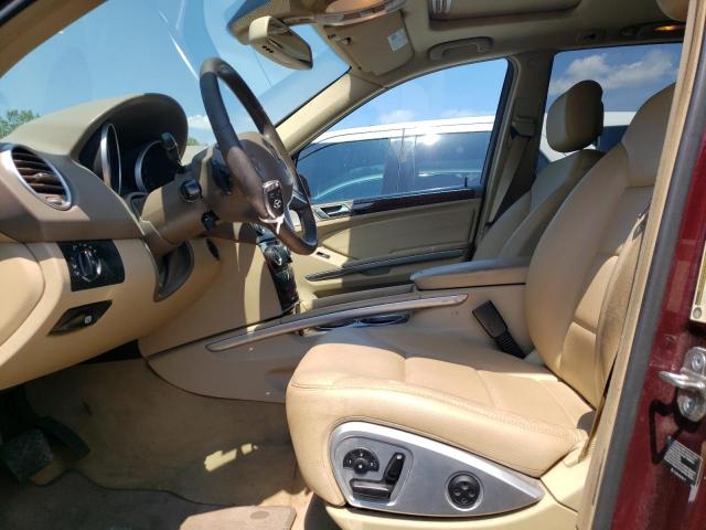 4JGBB8GB7AA573350 - 2010 MERCEDES-BENZ ML 350 4MATIC RED photo 7