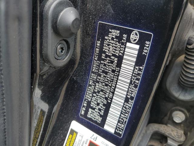 4T1BF1FK8DU651215 - 2013 TOYOTA CAMRY L BLACK photo 12