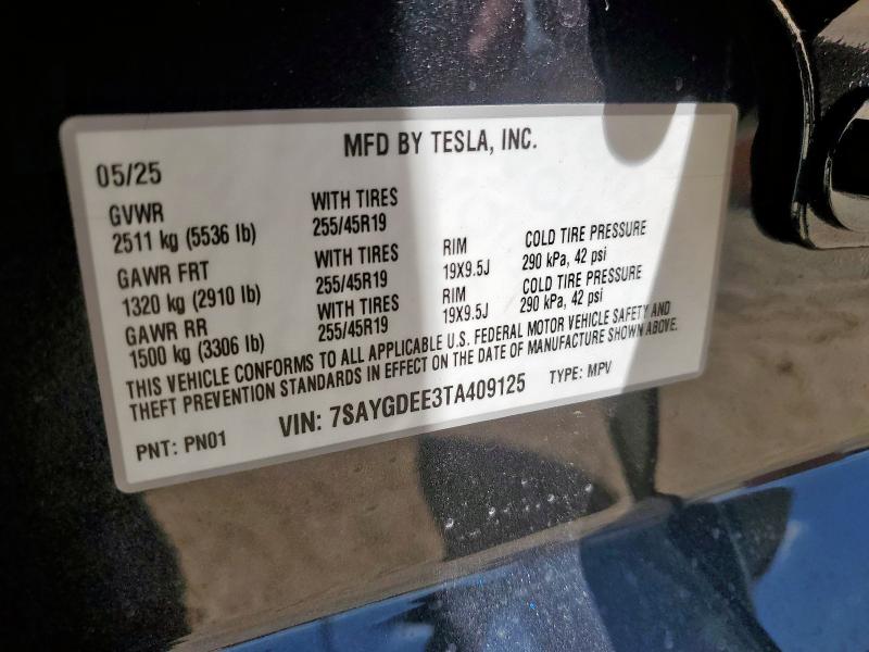 7SAYGDEE3TA409125 - 2026 TESLA MODEL Y 灰色 照片 13