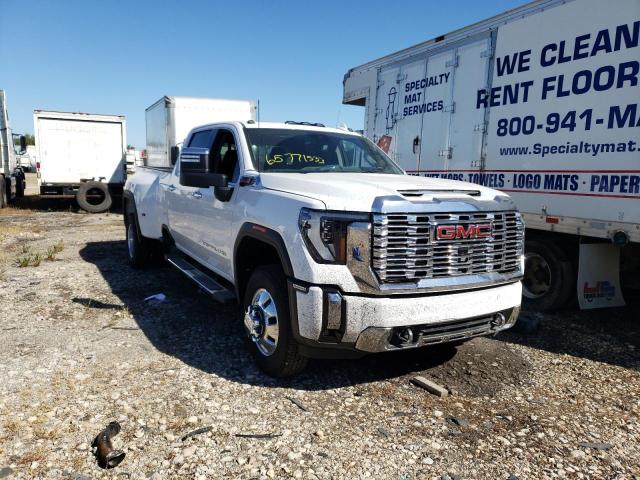 1GT49WEY8RF136430 - 2024 GMC SIERRA K3500 DENALI WHITE photo 4