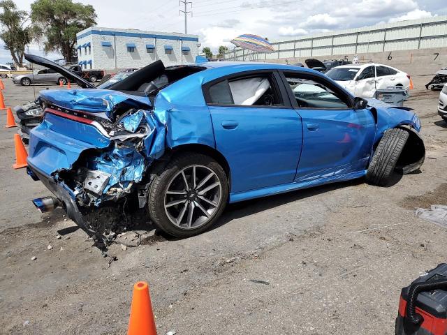 2C3CDXCT1PH699343 - 2023 DODGE CHARGER R/T BLUE photo 3