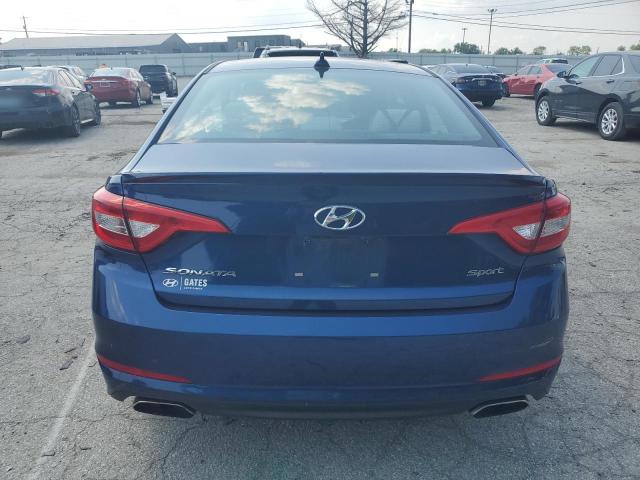 5NPE34AF8HH554439 - 2017 HYUNDAI SONATA SPORT BLUE photo 6