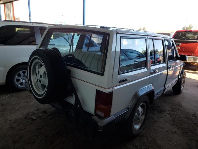 1J4FJ58S1ML640176 - 1991 JEEP CHEROKEE LAREDO WHITE photo 3