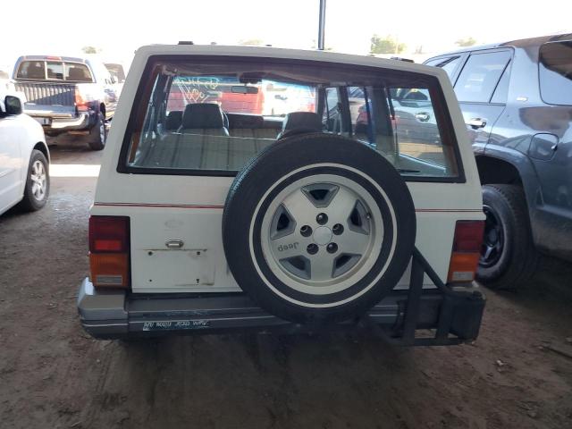 1J4FJ58S1ML640176 - 1991 JEEP CHEROKEE LAREDO WHITE photo 6