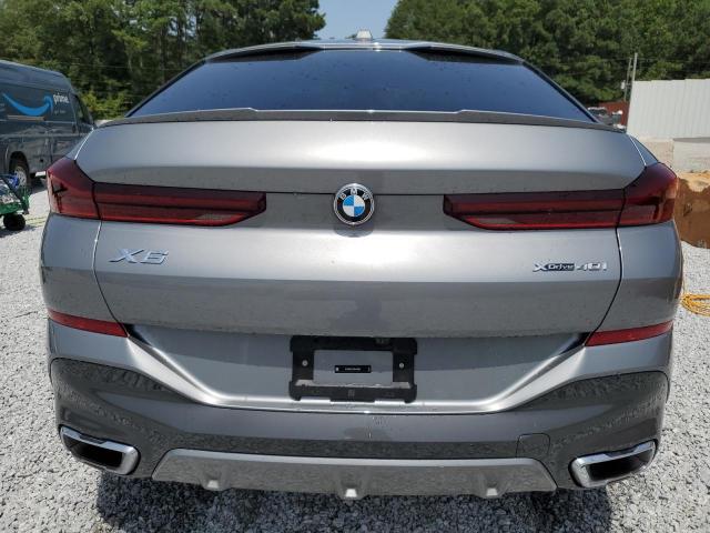 5UX33EX01R9V16091 - 2024 BMW X6 XDRIVE40I GRAY photo 6
