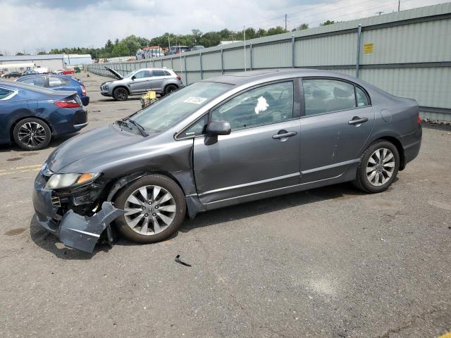 1HGFA16859L022115 - 2009 HONDA CIVIC EX GRAY photo 1