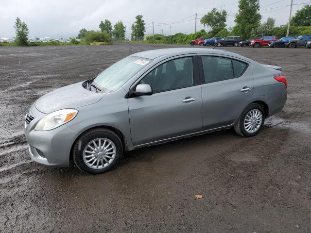 3N1CN7APXEL824233 - 2014 NISSAN VERSA S GRAY photo 1