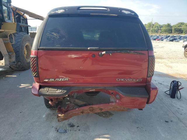 1GNDT13W71K220232 - 2001 CHEVROLET BLAZER MAROON photo 6