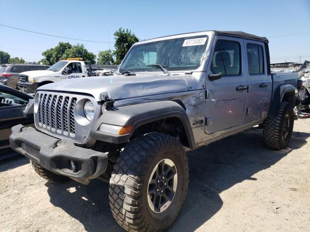 1C6HJTAGXLL127443 - 2020 JEEP GLADIATOR SPORT SILVER photo 1