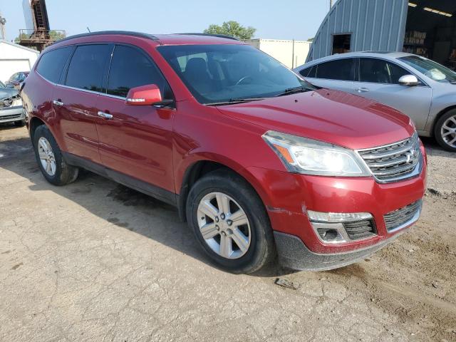 1GNKRGKD0DJ152634 - 2013 CHEVROLET TRAVERSE LT RED photo 4