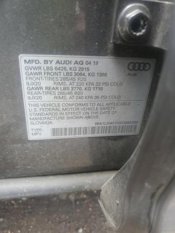 WA1LHAF73KD042099 - 2019 AUDI Q7 PREMIUM PLUS Gri fotoğraf 13