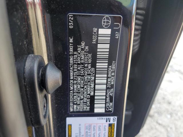 NMTKHMBX7MR125209 - 2021 TOYOTA C-HR XLE 黑色 照片 14