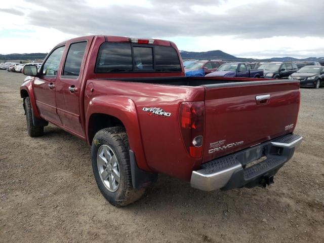 1GTJTCDE3A8110109 - 2010 GMC CANYON SLE MAROON photo 3