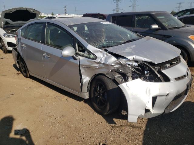 JTDKN3DU0C5434483 - 2012 TOYOTA PRIUS SILVER photo 4