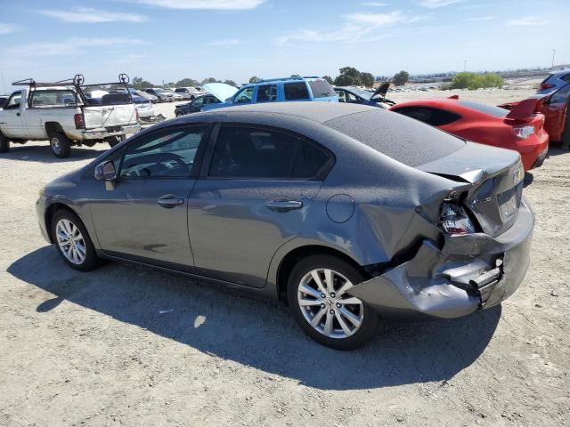 19XFB2F86CE371320 - 2012 HONDA CIVIC EX GRAY photo 2