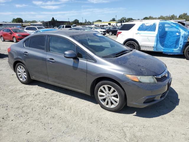 19XFB2F86CE371320 - 2012 HONDA CIVIC EX GRAY photo 4