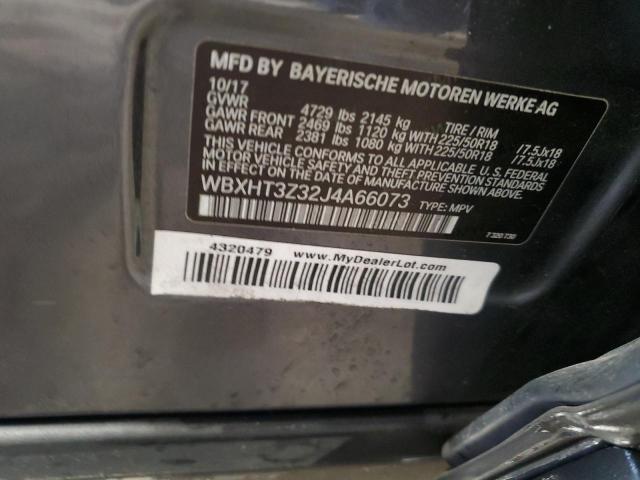 WBXHT3Z32J4A66073 - 2018 BMW X1 XDRIVE28I GRAY photo 13