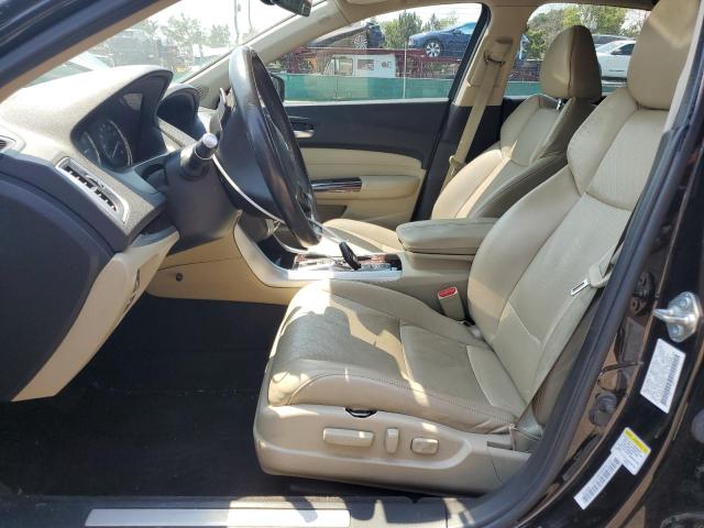 19UUB3F75FA000582 - 2015 ACURA TLX ADVANCE BROWN photo 7