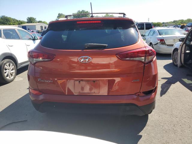 KM8J3CA40HU386918 - 2017 HYUNDAI TUCSON LIMITED ORANGE photo 6